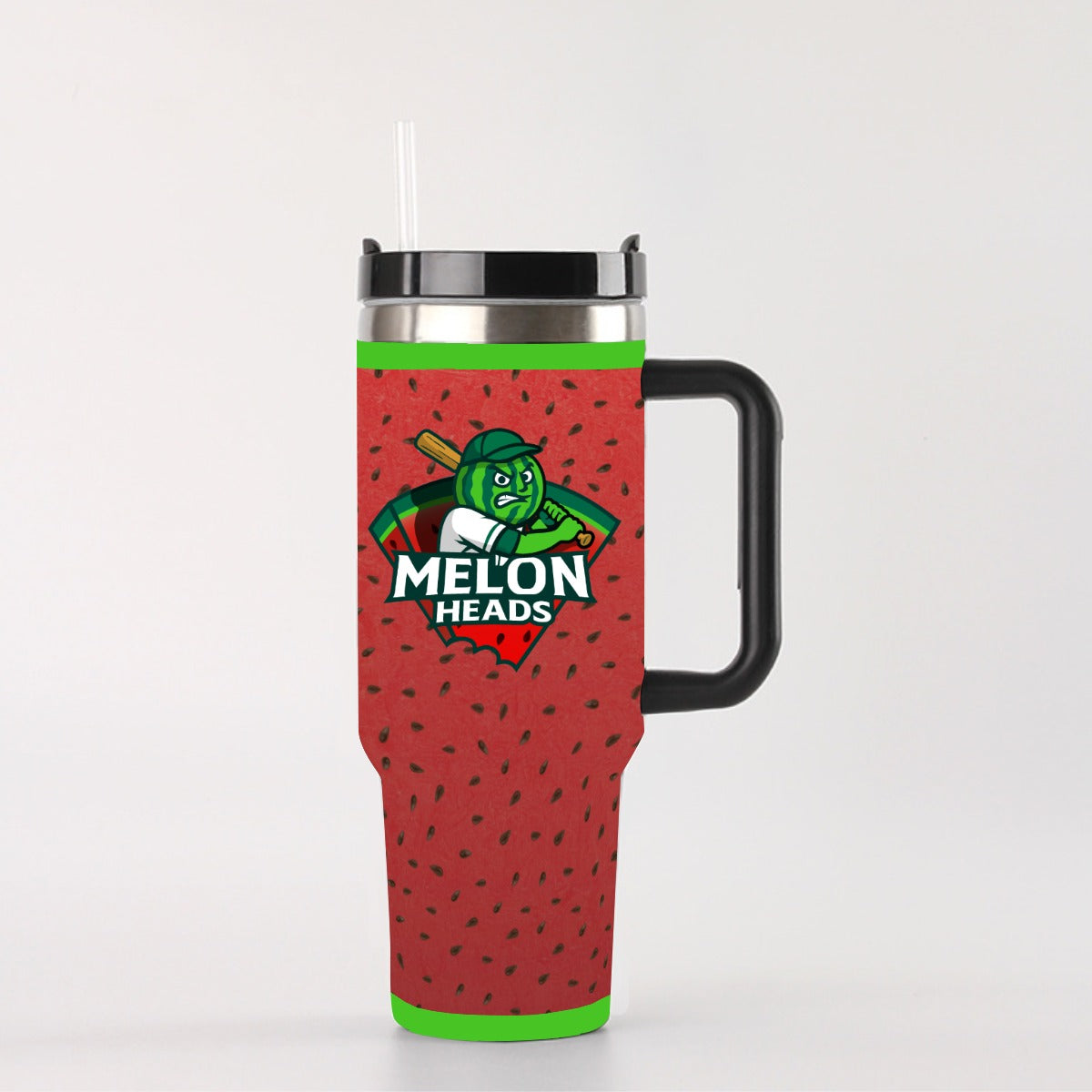 Melonheads 40 oz Tumbler With Handle and Lid