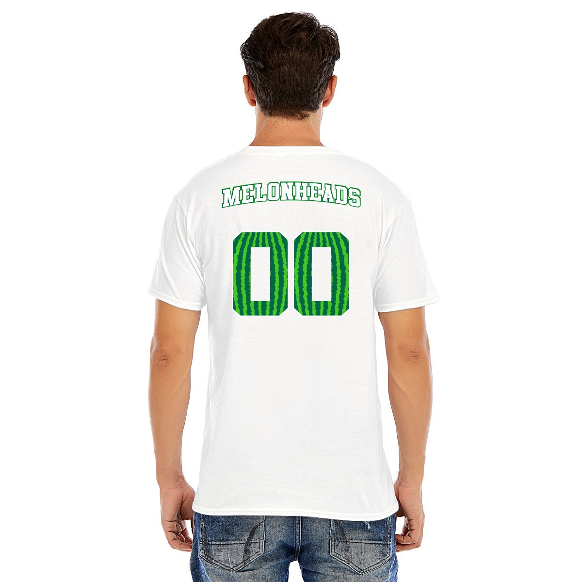 Unisex Cotton Melonheads O-neck Short Sleeve T-shirt (DTF)
