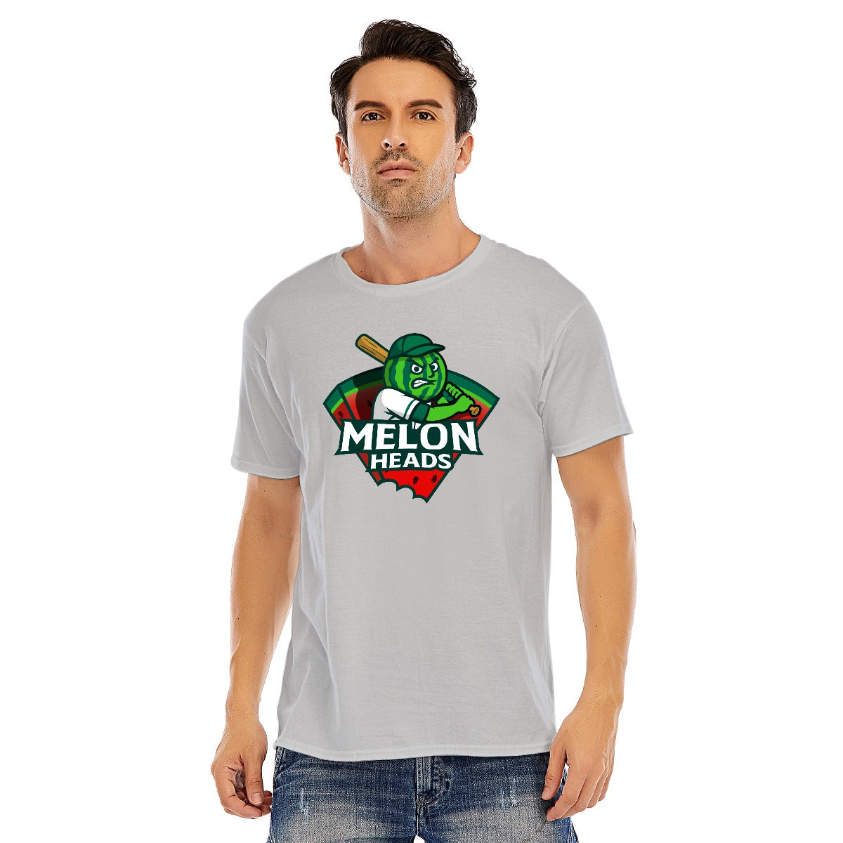 Unisex Cotton Melonheads O-neck Short Sleeve T-shirt (DTF)